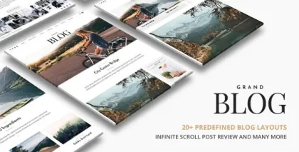Grand Blog WordPress 3.1 GPL Theme