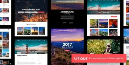Grand Tour | Travel Agency WordPress 5.4 GPL Theme