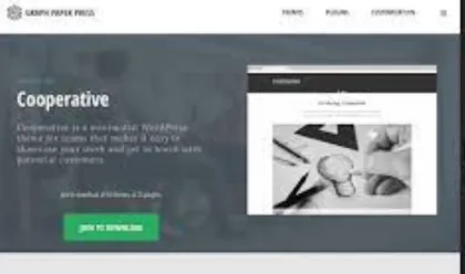 Graph Paper Press Cooperative WordPress Theme 1.0.5 GPL Theme