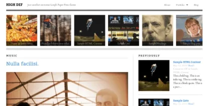 Graph Paper Press High-Def WordPress Theme 4.0.1 GPL Theme