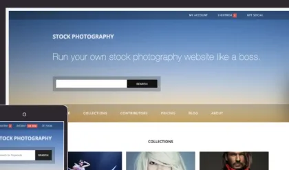 Graph Paper Press Stock Photography WordPress Theme 1.3.3 GPL Theme