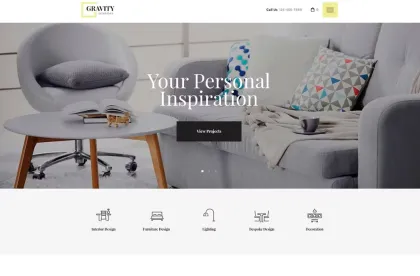 Gravity | A Contemporary Interior Design Furnitu 1.2.6 GPL Theme