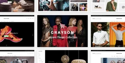 Grayson Clothing Shop Theme 1.8 GPL Theme