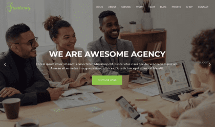 Greatway Material Design WordPress Theme 1.8 GPL Theme