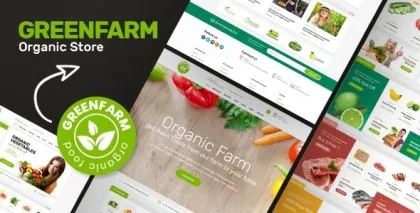 Greenfarm Organic Theme for WooCommerce WordPress 1.0.9 GPL Theme