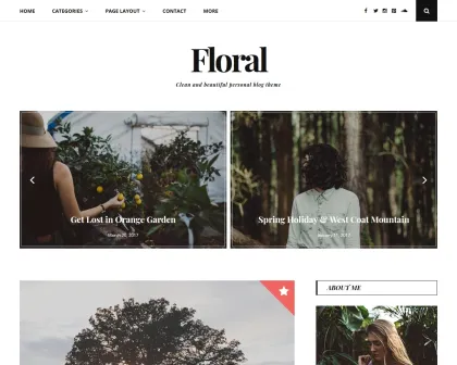 GretaThemes – Floral 1.2.6 GPL Theme