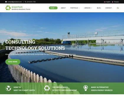 GretaThemes – GreenTech 1.2.4 GPL Theme