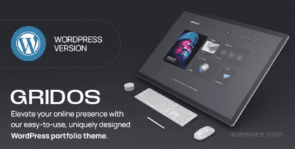 Gridos Creative Personal Portfolio WordPress Theme 1.0.0 GPL Theme