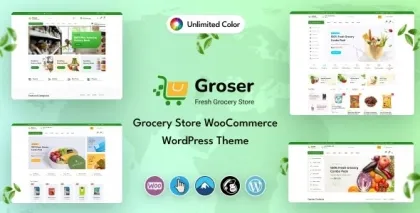 Groser Grocery Store WooCommerce 1.0.2 GPL Theme
