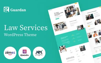 Guardan Law Services Multipurpose Classic WordPress Elementor Theme WordPress Theme 1.0.1 GPL Theme