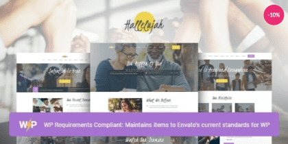 Hallelujah | Religion Church Theme 1.1.1 GPL Theme