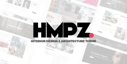 Hampoz Responsive Interior Design Architecture Theme 1.1.5 GPL Theme