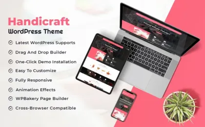 Handicraft Handmade Shop WordPress Theme 1.0.0 GPL Theme