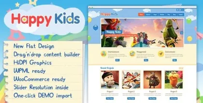 Happy Kids 3.5.3 GPL Theme