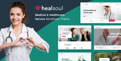 Healsoul Medical Care, Home Healthcare Service WP Theme 1.8.0 GPL Theme