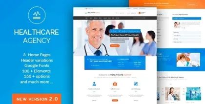 Health Care Medical WordPress Theme 2.4.5 GPL Theme