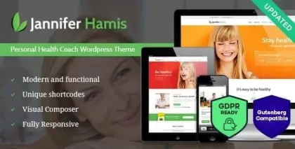 Health Coach Blog Lifestyle Magazine WordPress Theme 1.1 GPL Theme