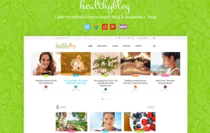 Healthy Living WordPress Theme 1.2.4 GPL Theme