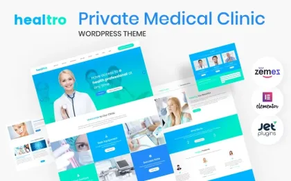 Healtro Private Medical Clinic WordPress Theme 1.0.0 GPL Theme