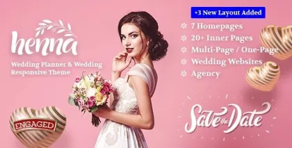 Henna WordPress Theme 2.8 GPL Theme
