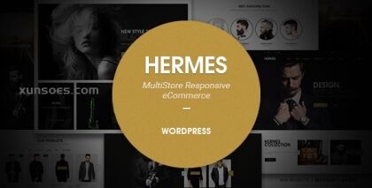 Hermes Multi-Purpose Premium Responsive WordPress Theme 2.1.6 GPL Theme
