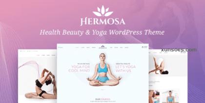 Hermosa Health Beauty Yoga WordPress Theme 1.4.7 GPL Theme