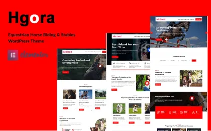 Hgoro Equestrian and Horse Riding Club WordPress Theme 1.0.0 GPL Theme