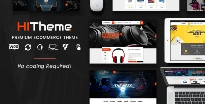 HiTheme Digital Store Fashion Shop WordPress WooCommerce Theme (Mobile Layout Ready) 1.6.7 GPL Theme