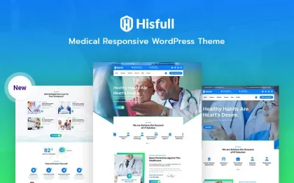 Hisfull Medical Responsive WordPress Theme 1.0.1 GPL Theme
