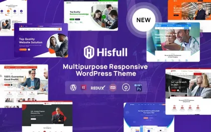 Hisfull Multipurpose Responsive WordPress Theme 1.0.0 GPL Theme