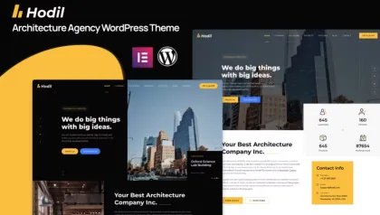 Hodil Architecture Theme 1.3.1 GPL Theme