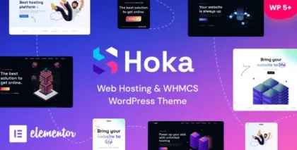 Hoka Web SaaS IT Solutions Elementor WordPress Theme 1.0.3 GPL Theme