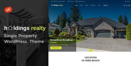 Holdings Realty Single Property Theme 1.5 GPL Theme