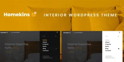 Homekins Interior WordPress Theme 1.0.0 GPL Theme