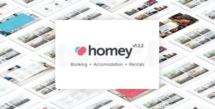 Homey Booking and Rental WordPress Theme 2.3.5 GPL Theme