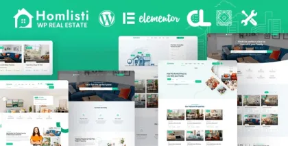 Homlisti Real Estate WordPress Theme + RTL 1.7.2 GPL Theme