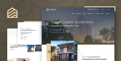 Hompark | Real Estate Luxury Homes Theme 1.1.2 GPL Theme