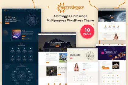 Horoscope and Astrology WordPress Theme 1.0.8 GPL Theme