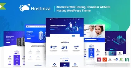 Hostinza Whmcs Web-Hosting WordPress Theme 3.1.0 GPL Theme