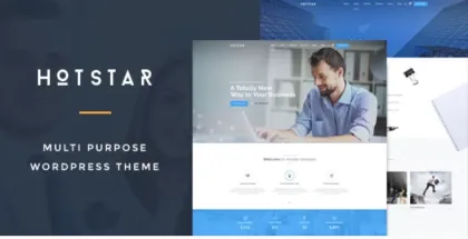HotStar Multi-Purpose Business Theme 1.4.1 GPL Theme