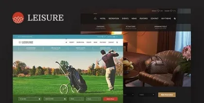 Hotel Leisure WordPress Theme 2.1.17 GPL Theme