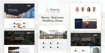 Hourty – Real Estate Classify WordPress Theme 1.1.4 GPL Theme