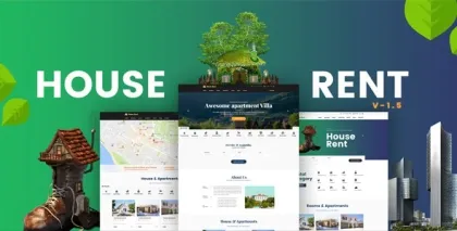 HouseRent Multi Concept Rental WordPress Theme 1.6.1 GPL Theme