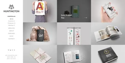 Huntington Responsive Portfolio WordPress Theme 1.0.11 GPL Theme
