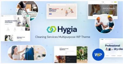 Hygia Cleaning Services Multipurpose WordPress Theme 1.0.0 GPL Theme
