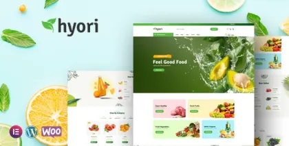 Hyori Organic Food WooCommerce Theme 1.0.1 GPL Theme