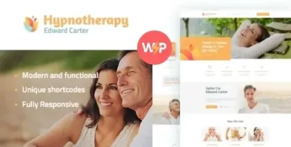 Hypnotherapy and Psychologist Therapy WordPress Theme 1.2.10 GPL Theme
