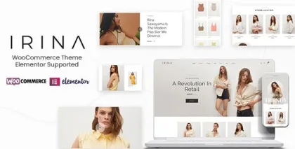 IRINA Elementor WooCommerce Theme 2.0.3 GPL Theme