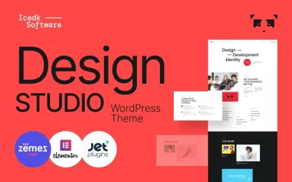 Icedk-Software Design studio WordPress Theme 1.0.1 GPL Theme