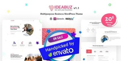Ideabuz | Multipurpose Business WordPress Theme 1.1 GPL Theme